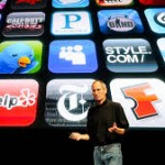 Steve Jobs with apps