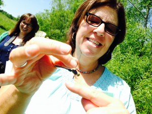 Laura with dragonfly