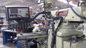 Chase working his cnc machine