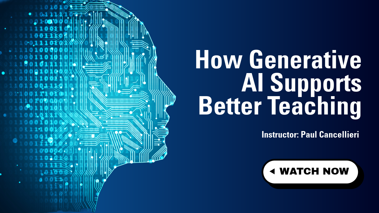 AI in the classroom YouTube video thumbnail