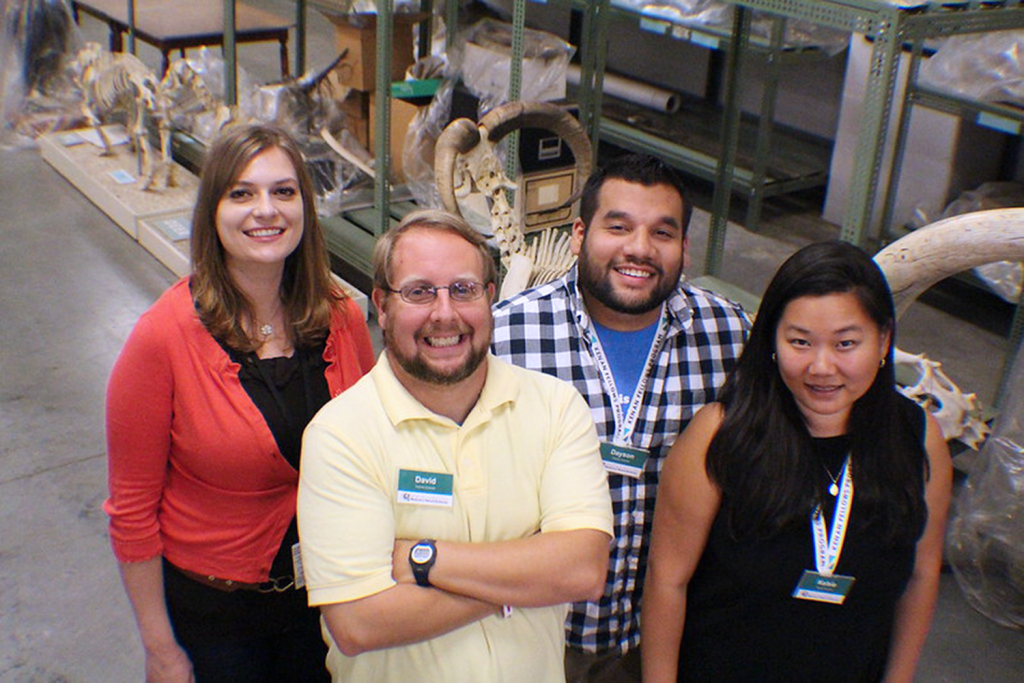 David Glenn with his eMammal team during his Kenan Fellowship.