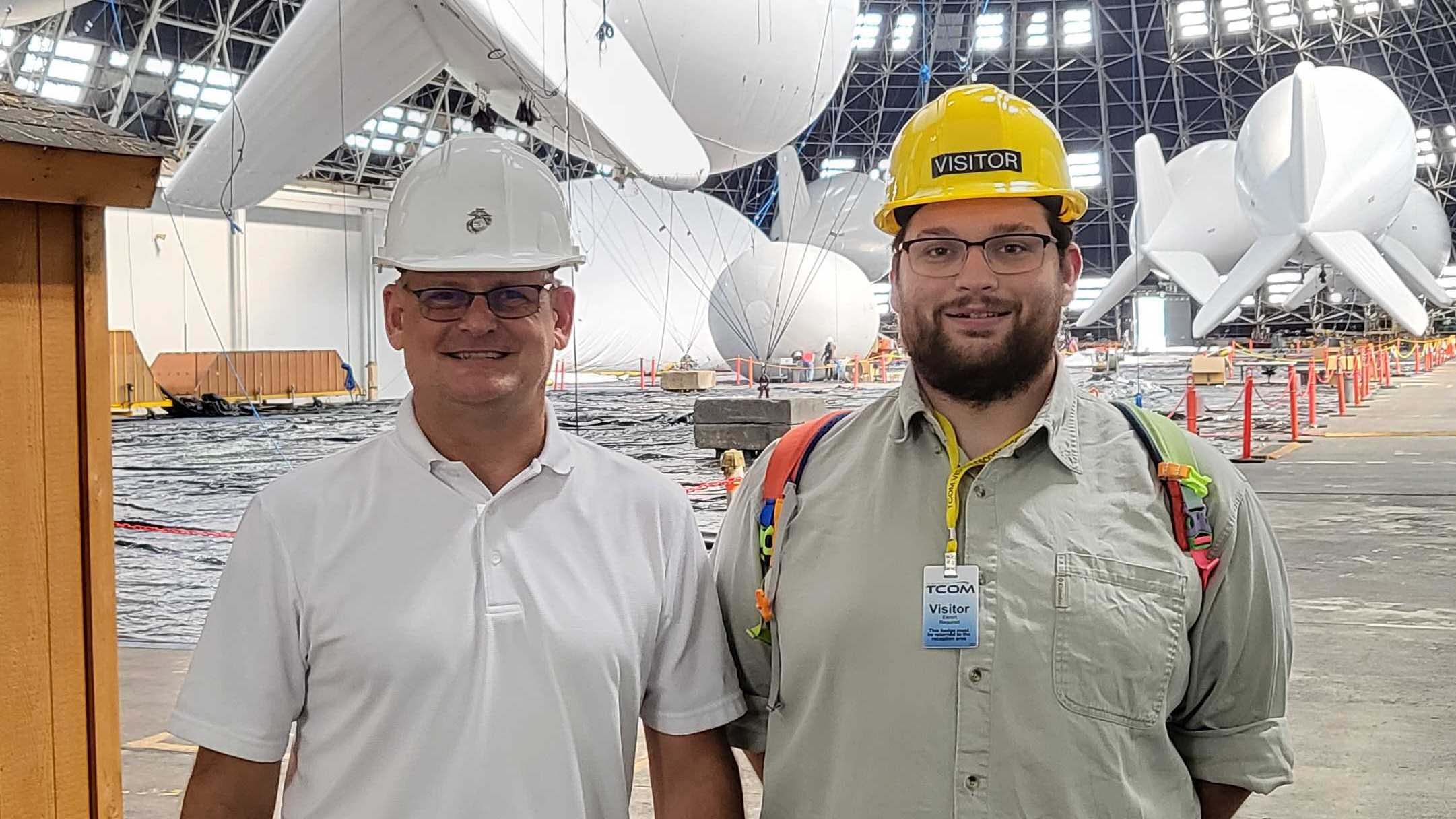 Rick Lage and his mentor at TCOM