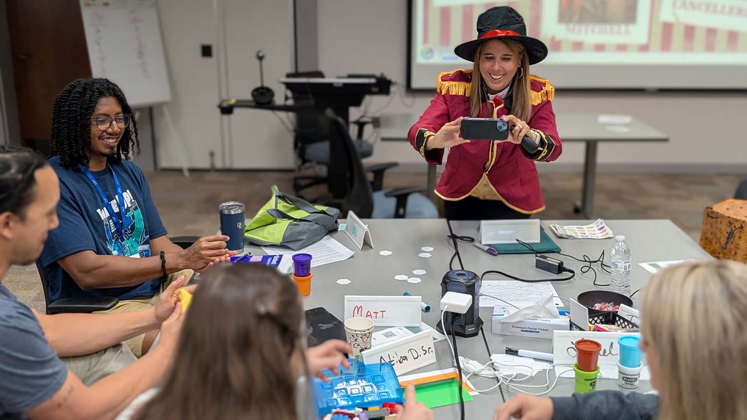 Kenan Fellows participate in professional development during the Summer Institute