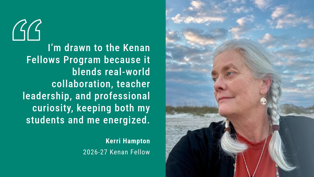 Buncombe County Schools Teacher Karri Hampton headshot and quote