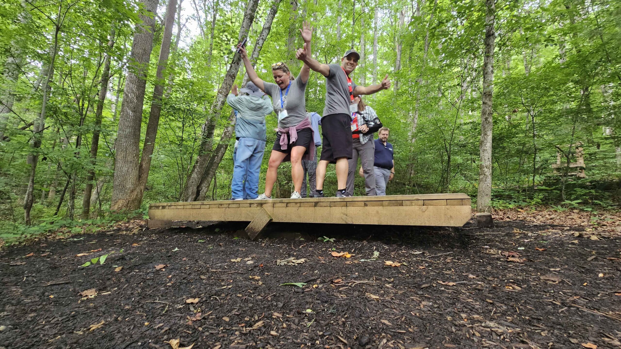 Kenan Fellows participate in a scavenger hunt during our Summer Institute.
